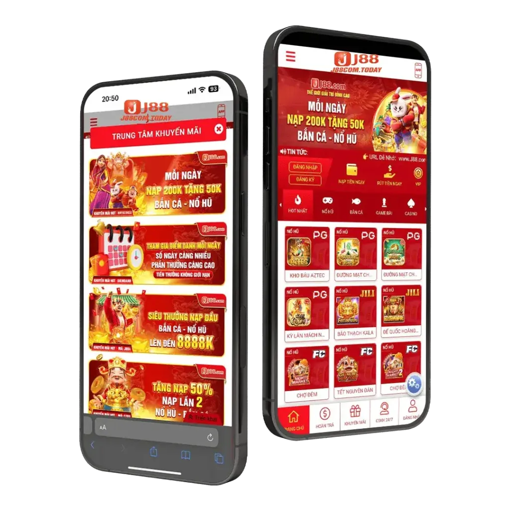 Màn hình điện thoại hiển thị nhiều loại trò chơi ph88 như cá cược thể thao, sòng bạc